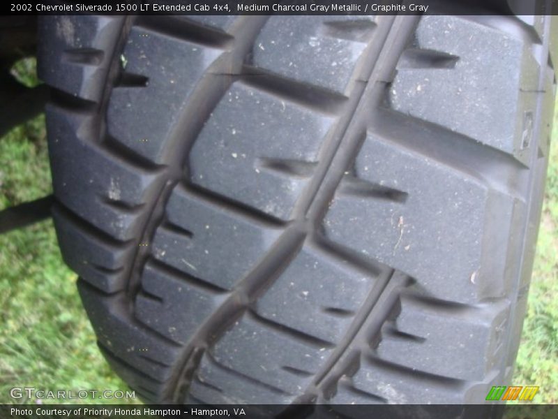 Medium Charcoal Gray Metallic / Graphite Gray 2002 Chevrolet Silverado 1500 LT Extended Cab 4x4