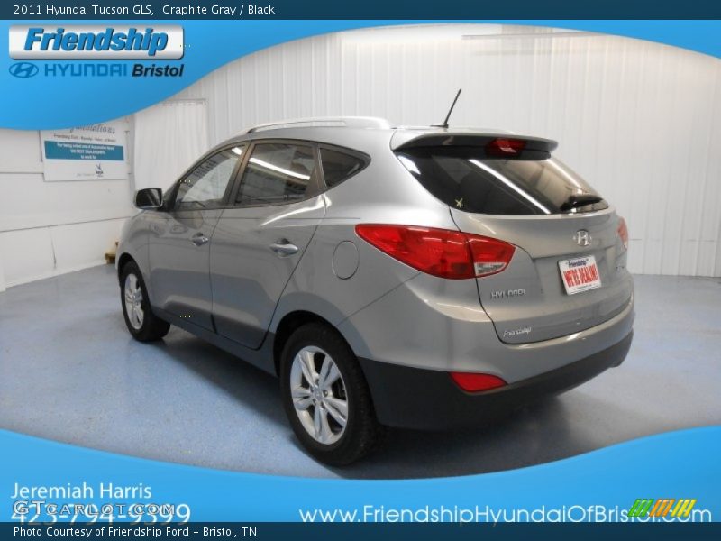 Graphite Gray / Black 2011 Hyundai Tucson GLS
