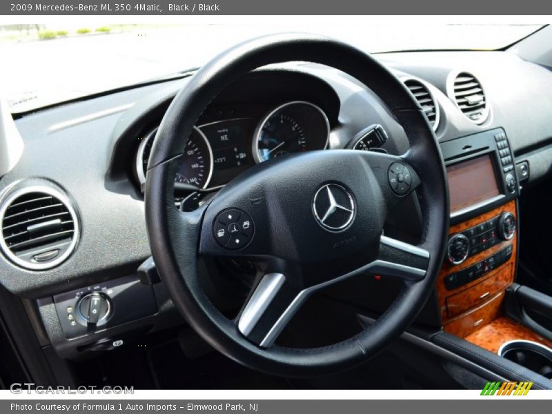 Black / Black 2009 Mercedes-Benz ML 350 4Matic