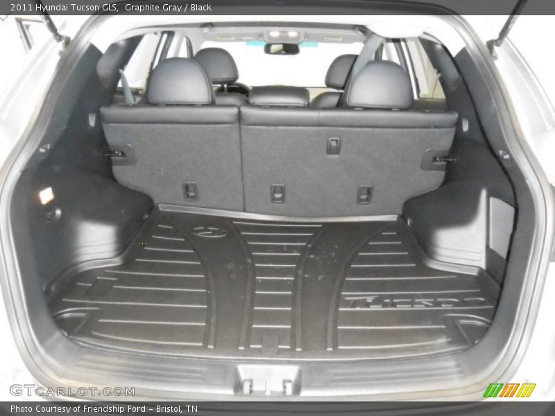 Graphite Gray / Black 2011 Hyundai Tucson GLS