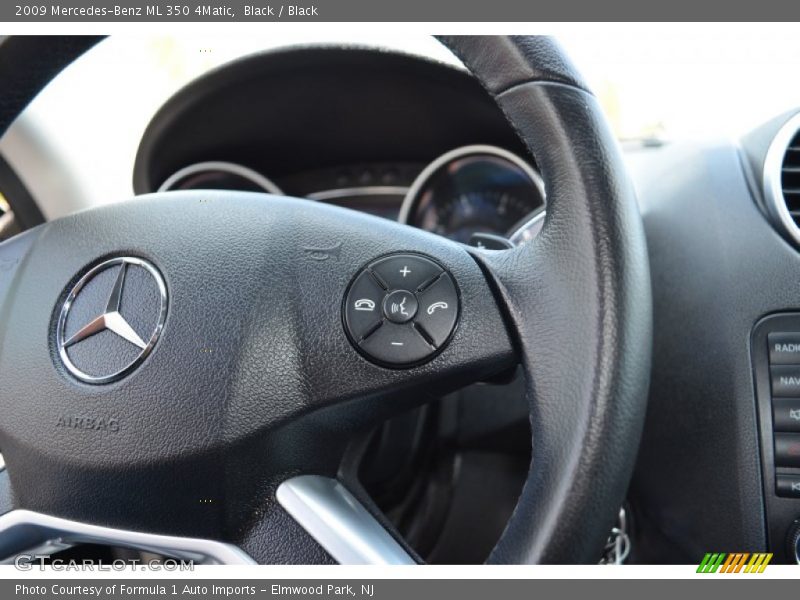 Black / Black 2009 Mercedes-Benz ML 350 4Matic