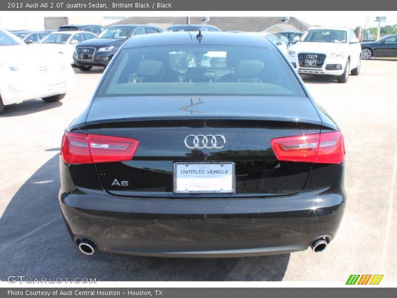 Brilliant Black / Black 2013 Audi A6 2.0T quattro Sedan