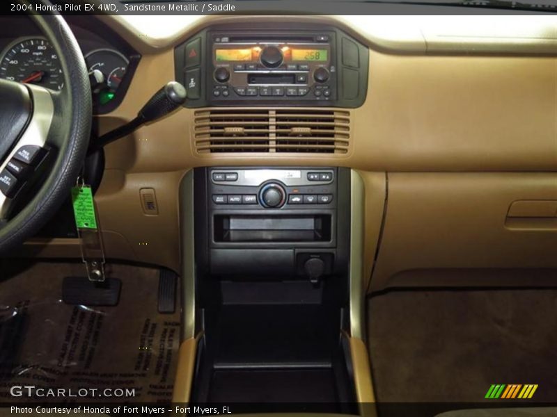 Sandstone Metallic / Saddle 2004 Honda Pilot EX 4WD