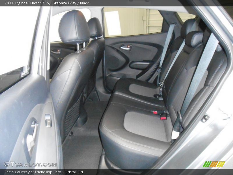Graphite Gray / Black 2011 Hyundai Tucson GLS