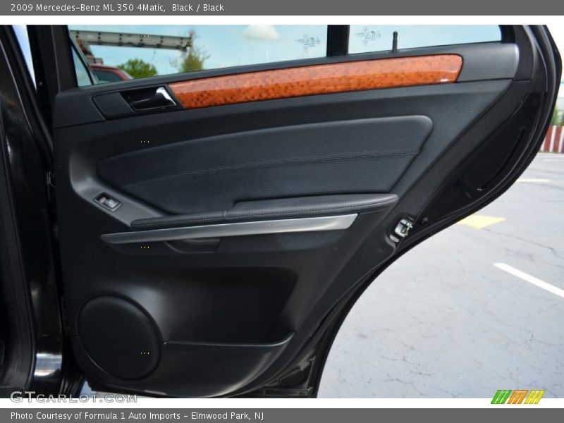Black / Black 2009 Mercedes-Benz ML 350 4Matic