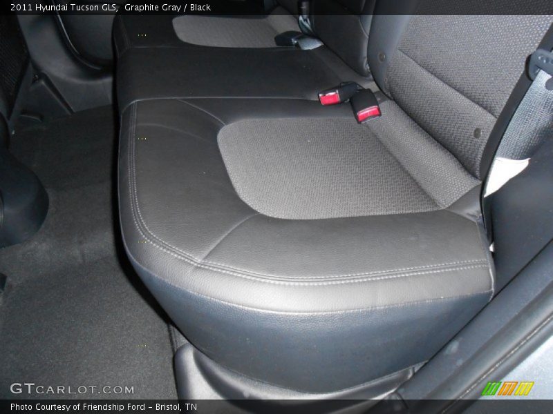Graphite Gray / Black 2011 Hyundai Tucson GLS
