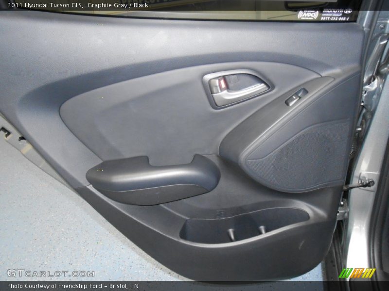 Graphite Gray / Black 2011 Hyundai Tucson GLS