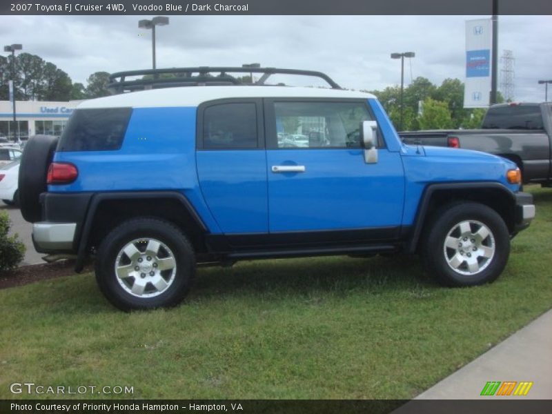 Voodoo Blue / Dark Charcoal 2007 Toyota FJ Cruiser 4WD