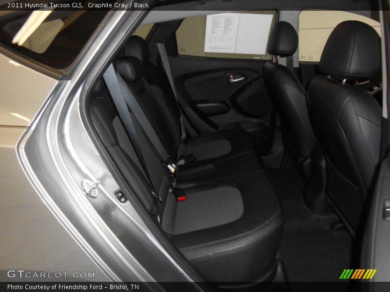 Graphite Gray / Black 2011 Hyundai Tucson GLS