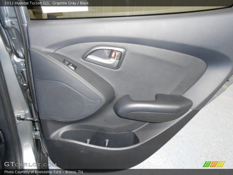 Graphite Gray / Black 2011 Hyundai Tucson GLS