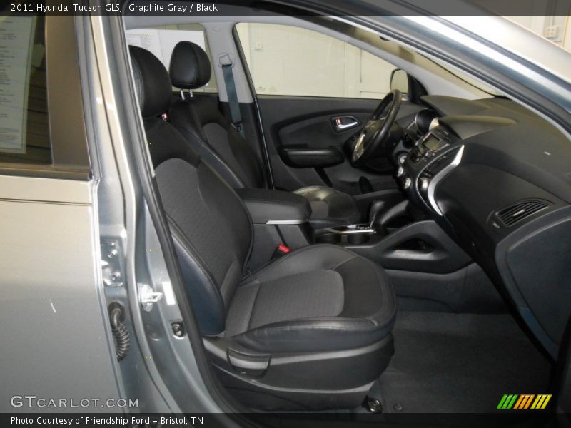 Graphite Gray / Black 2011 Hyundai Tucson GLS