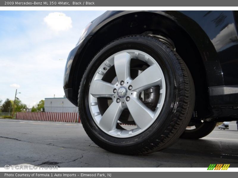 Black / Black 2009 Mercedes-Benz ML 350 4Matic