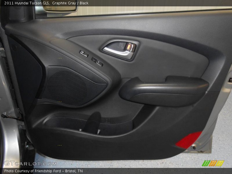 Graphite Gray / Black 2011 Hyundai Tucson GLS