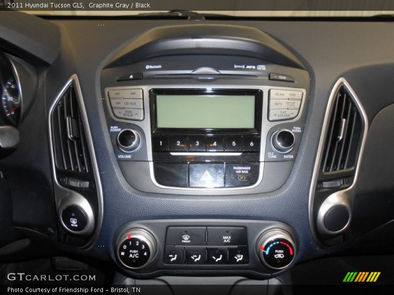 Graphite Gray / Black 2011 Hyundai Tucson GLS