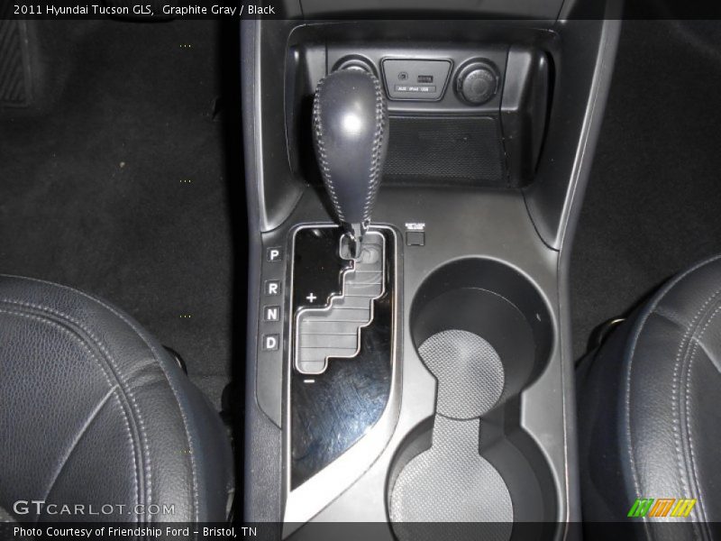 Graphite Gray / Black 2011 Hyundai Tucson GLS