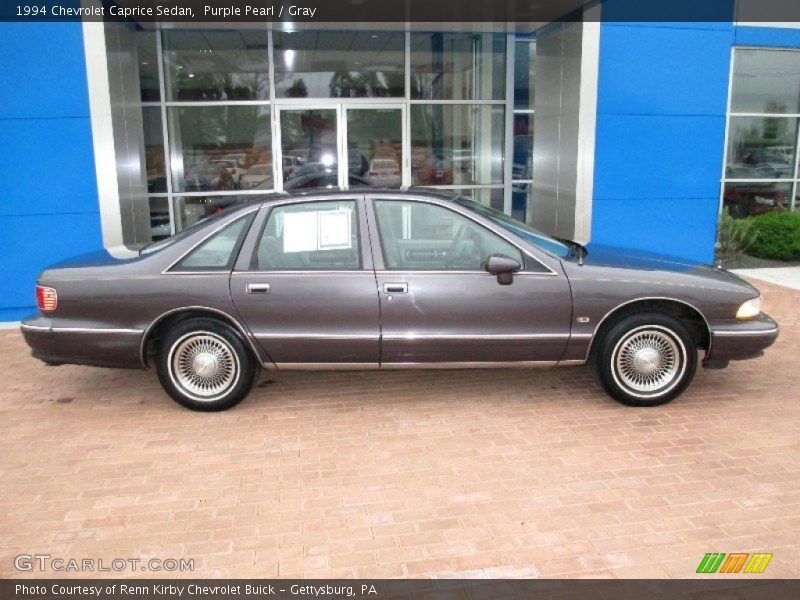 Purple Pearl / Gray 1994 Chevrolet Caprice Sedan