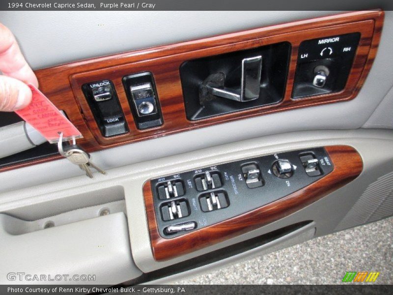 Purple Pearl / Gray 1994 Chevrolet Caprice Sedan