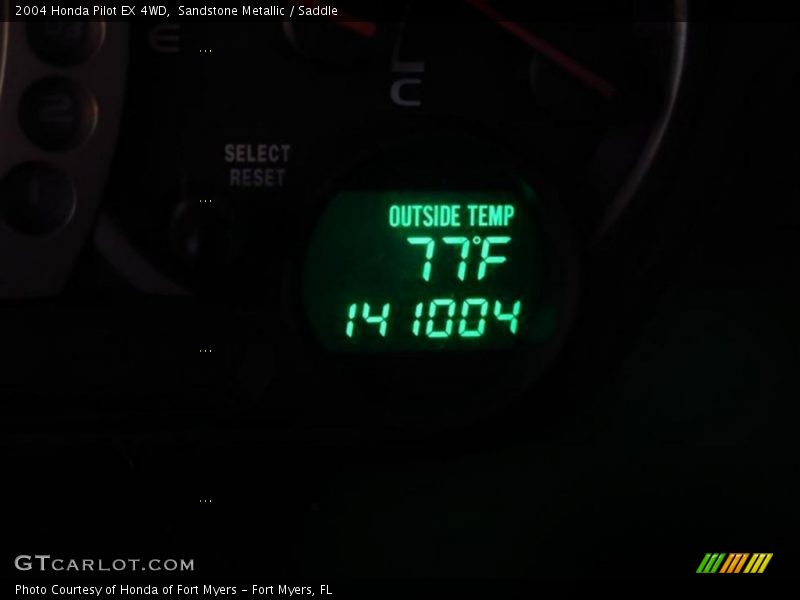 Sandstone Metallic / Saddle 2004 Honda Pilot EX 4WD