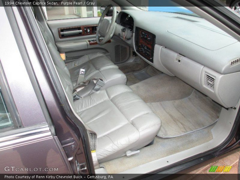 Purple Pearl / Gray 1994 Chevrolet Caprice Sedan