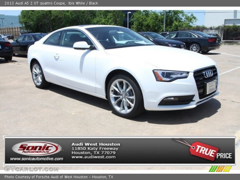 Ibis White / Black 2013 Audi A5 2.0T quattro Coupe