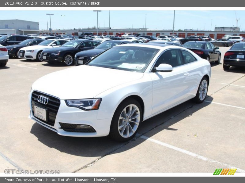 Ibis White / Black 2013 Audi A5 2.0T quattro Coupe