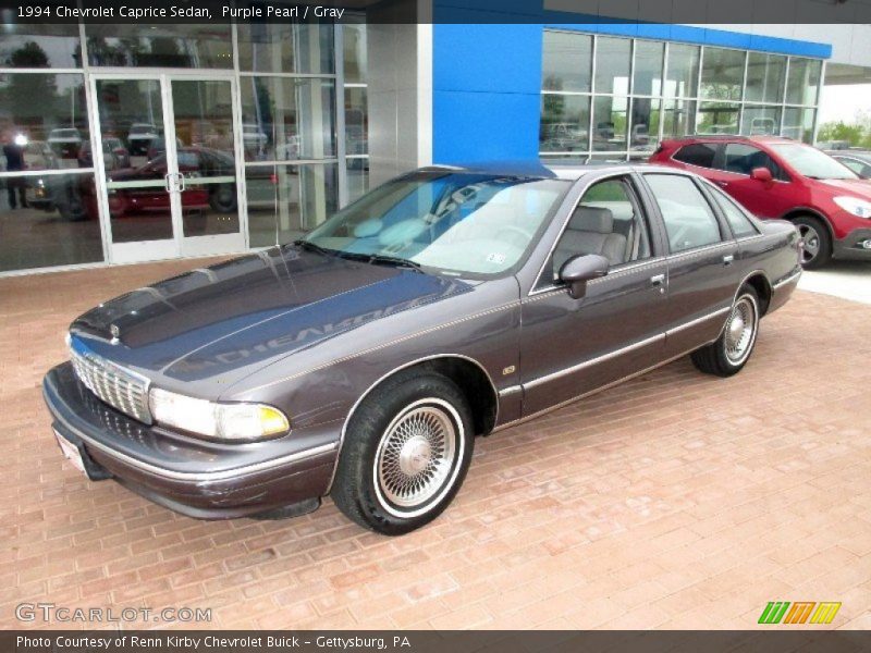 Purple Pearl / Gray 1994 Chevrolet Caprice Sedan
