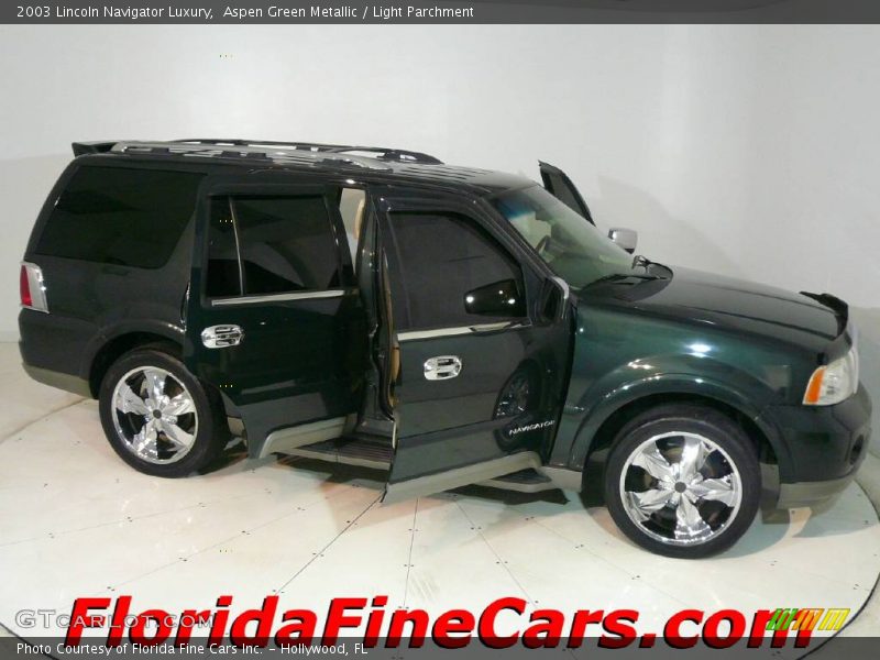 Aspen Green Metallic / Light Parchment 2003 Lincoln Navigator Luxury