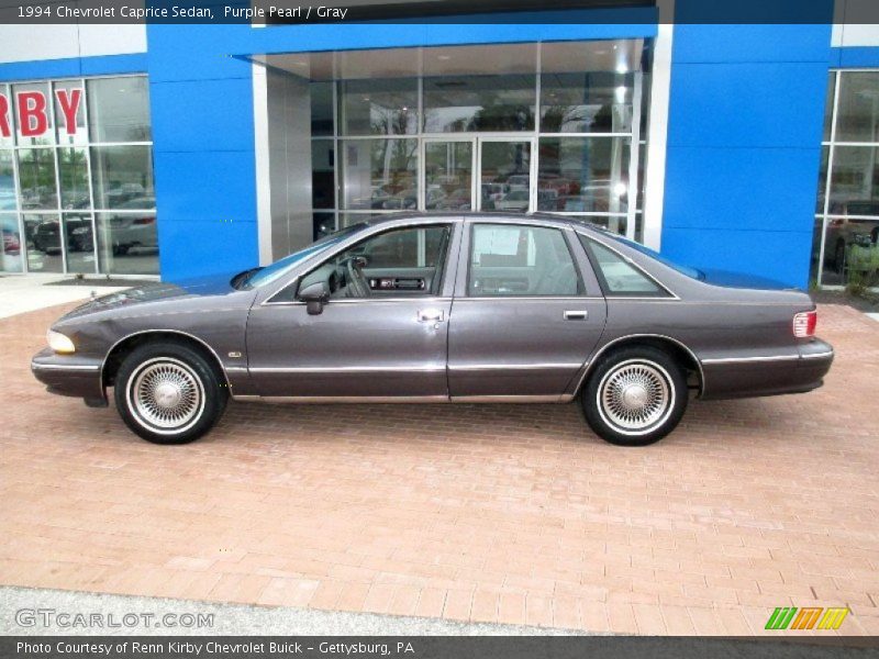 Purple Pearl / Gray 1994 Chevrolet Caprice Sedan