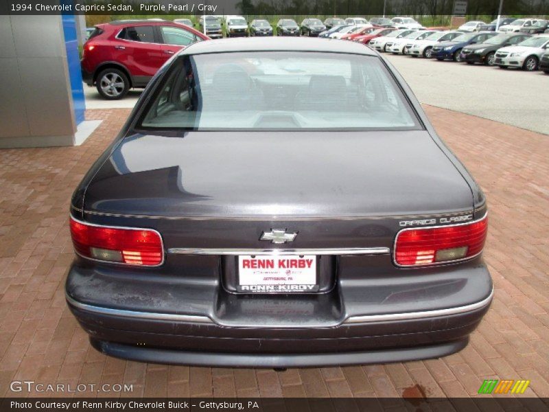 Purple Pearl / Gray 1994 Chevrolet Caprice Sedan