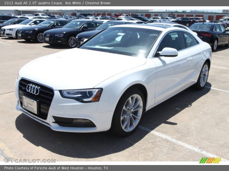 Ibis White / Chestnut Brown 2013 Audi A5 2.0T quattro Coupe