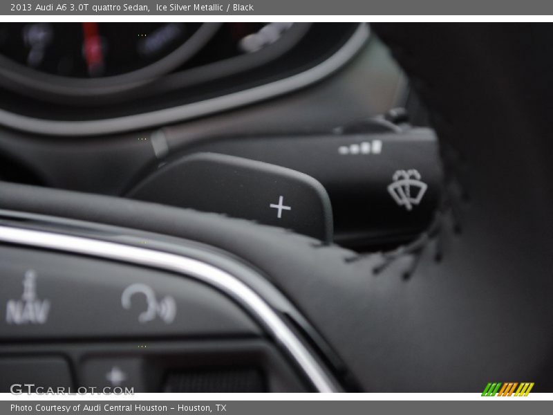 Ice Silver Metallic / Black 2013 Audi A6 3.0T quattro Sedan