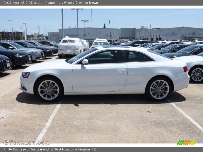 Ibis White / Chestnut Brown 2013 Audi A5 2.0T quattro Coupe