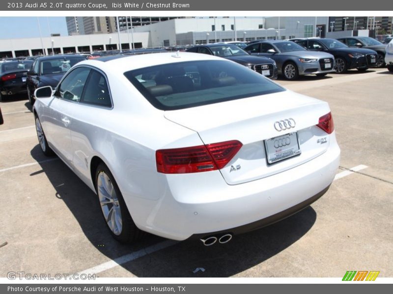 Ibis White / Chestnut Brown 2013 Audi A5 2.0T quattro Coupe