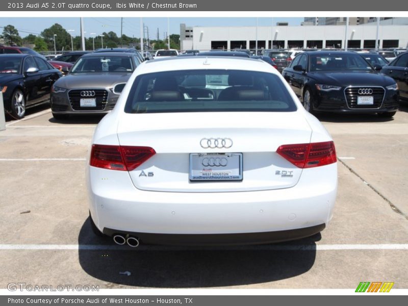 Ibis White / Chestnut Brown 2013 Audi A5 2.0T quattro Coupe