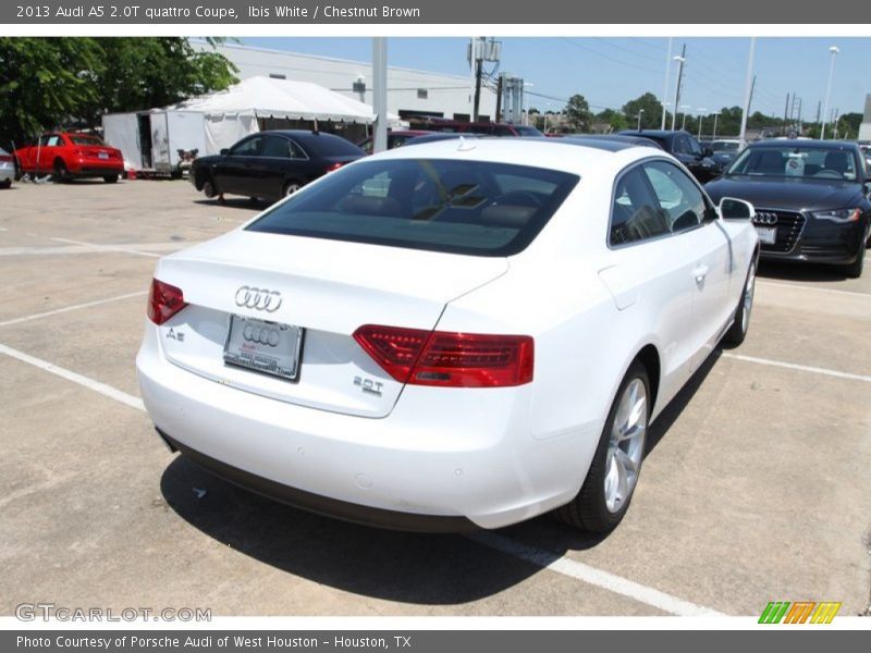 Ibis White / Chestnut Brown 2013 Audi A5 2.0T quattro Coupe