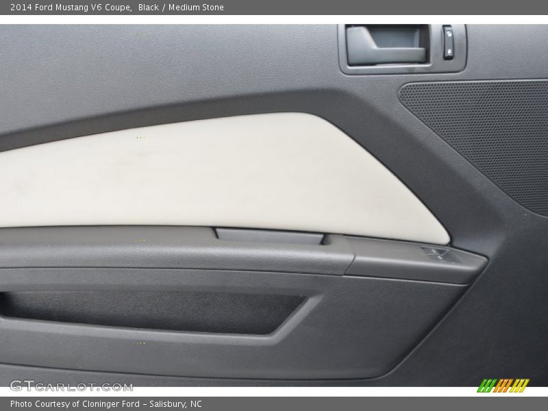 Black / Medium Stone 2014 Ford Mustang V6 Coupe