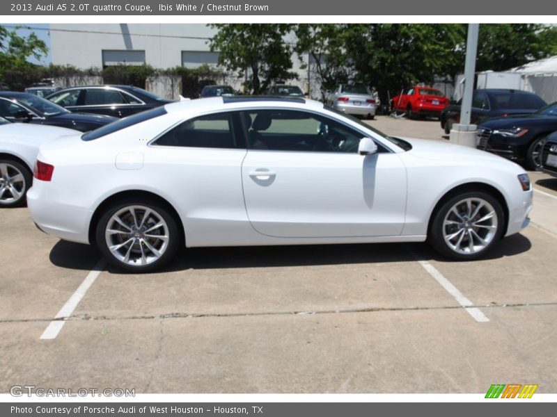 Ibis White / Chestnut Brown 2013 Audi A5 2.0T quattro Coupe