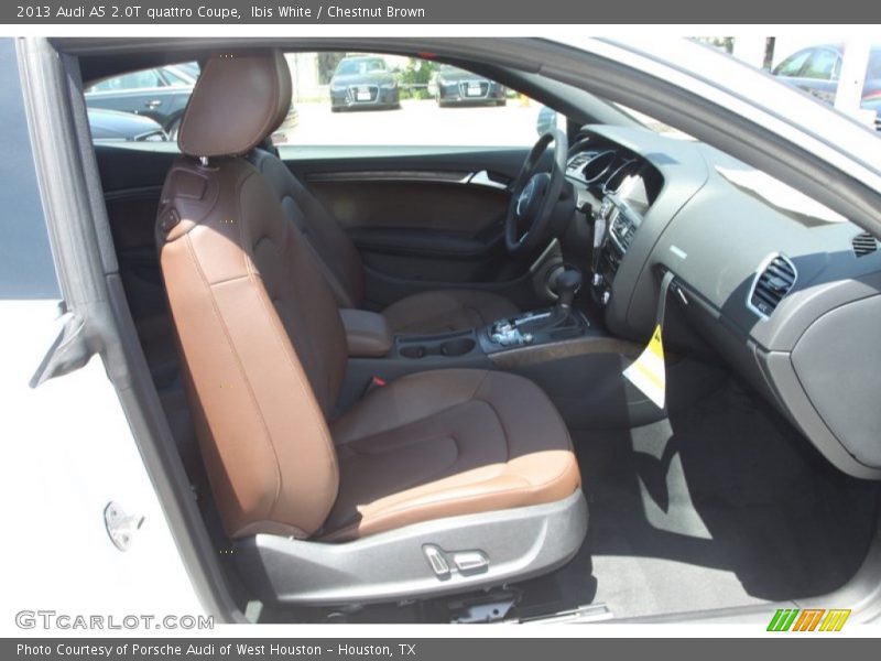 Ibis White / Chestnut Brown 2013 Audi A5 2.0T quattro Coupe