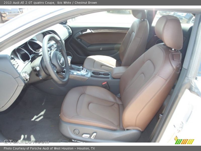 Ibis White / Chestnut Brown 2013 Audi A5 2.0T quattro Coupe