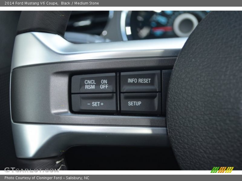 Black / Medium Stone 2014 Ford Mustang V6 Coupe