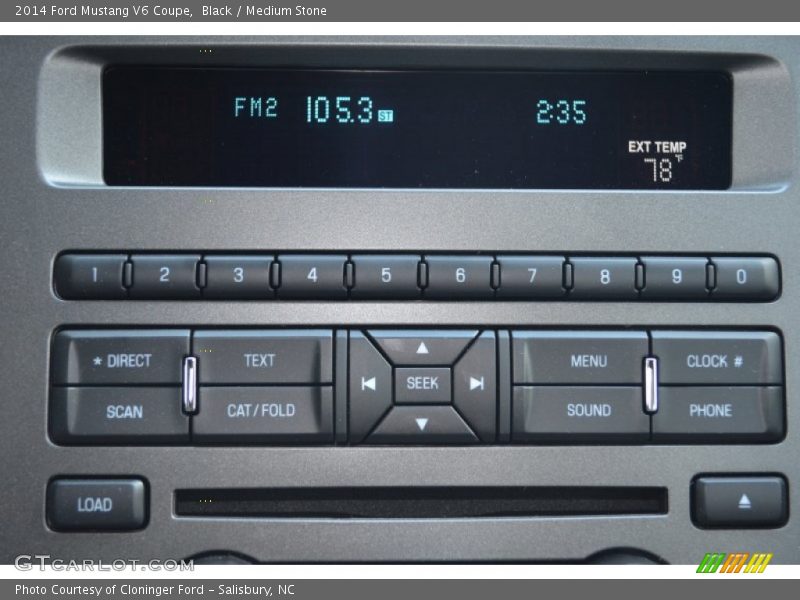 Black / Medium Stone 2014 Ford Mustang V6 Coupe