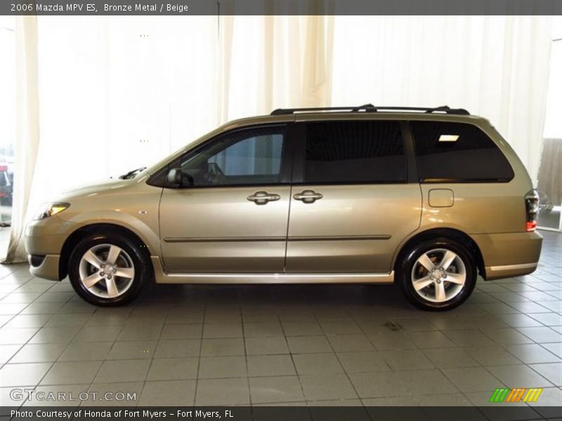 Bronze Metal / Beige 2006 Mazda MPV ES