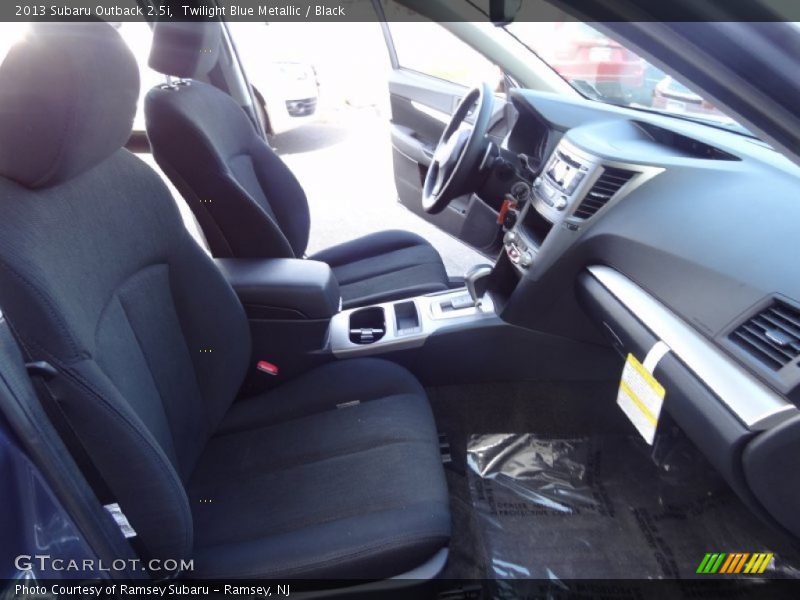 Twilight Blue Metallic / Black 2013 Subaru Outback 2.5i