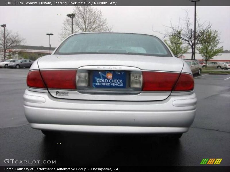 Sterling Silver Metallic / Medium Gray 2002 Buick LeSabre Custom