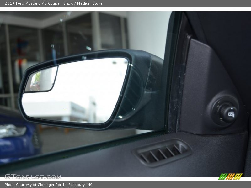 Black / Medium Stone 2014 Ford Mustang V6 Coupe