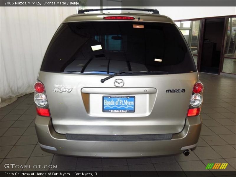 Bronze Metal / Beige 2006 Mazda MPV ES