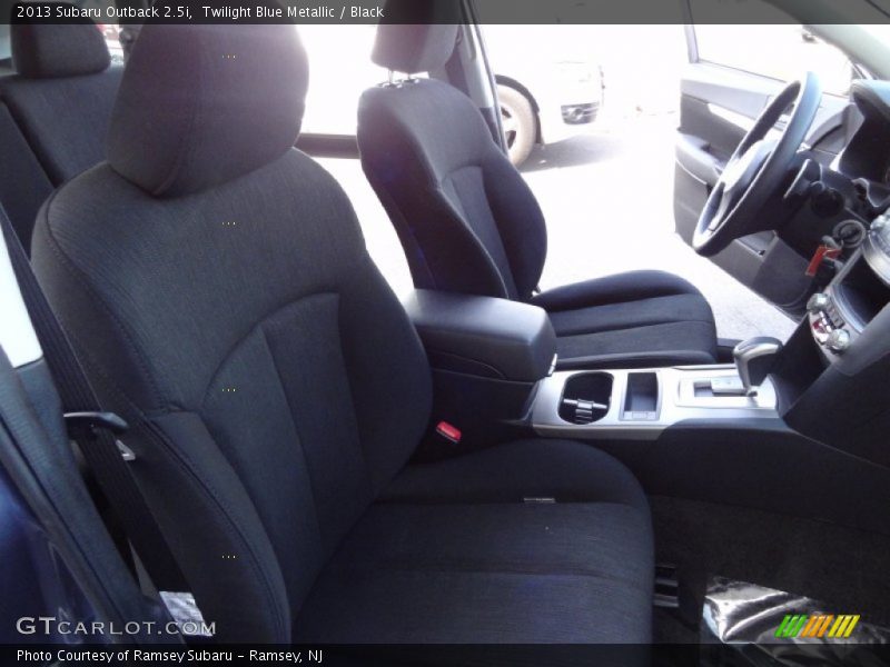 Twilight Blue Metallic / Black 2013 Subaru Outback 2.5i