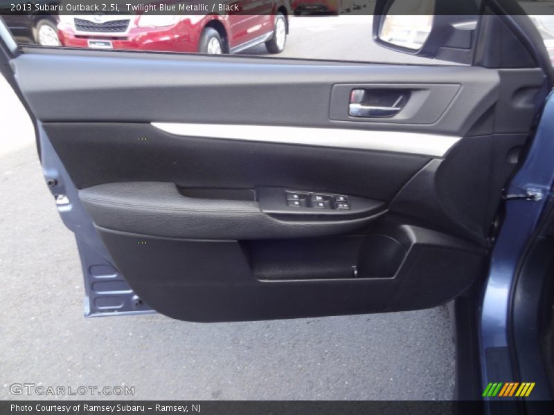 Twilight Blue Metallic / Black 2013 Subaru Outback 2.5i