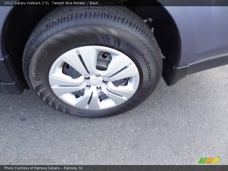 Twilight Blue Metallic / Black 2013 Subaru Outback 2.5i