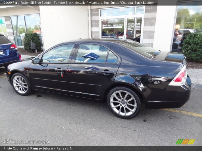  2009 Fusion SE Blue Suede Tuxedo Black Metallic